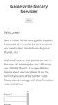 Mobile Screenshot of gainesvillenotaryservices.com